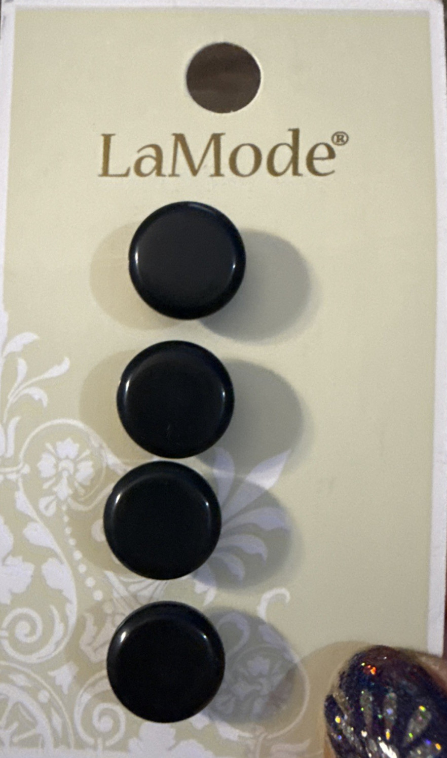 LaMode Buttons 4 Piece 7/16” 1 Pack of 4 Buttons-Brand New-SHIPS N 24 HOURS