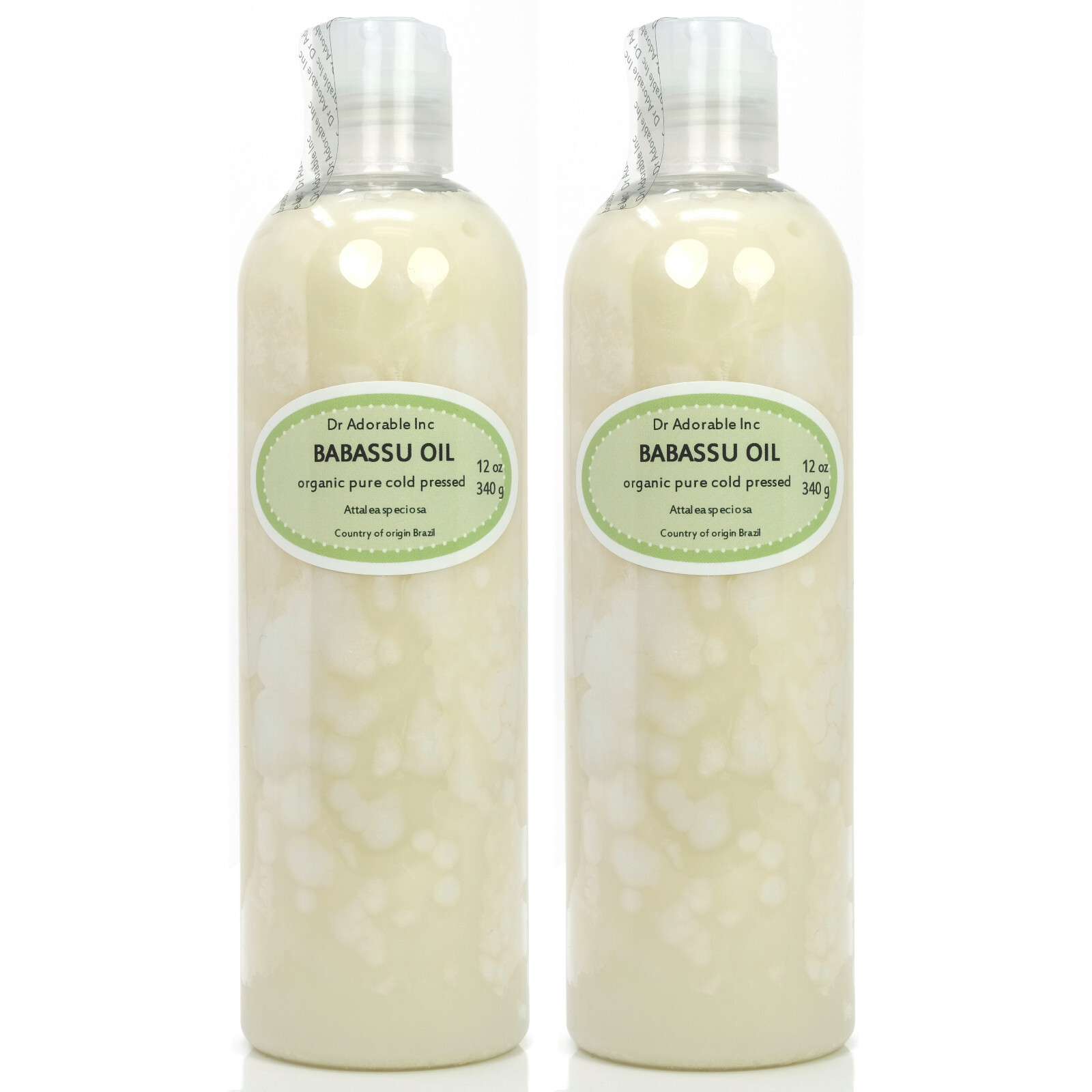24 Oz Premium 100% Pure Organic Cold Pressed Babassu Oil Soap Massage Skin Hair