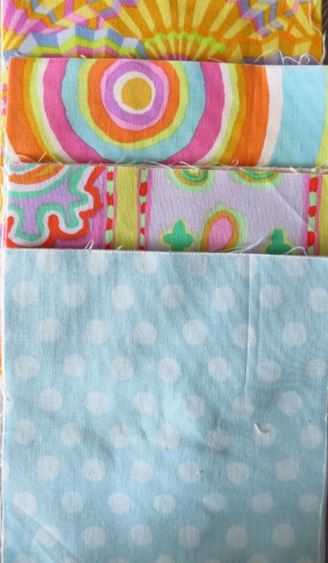 Kaffe Fassett 32 5 inch squares original issue, 8 of each