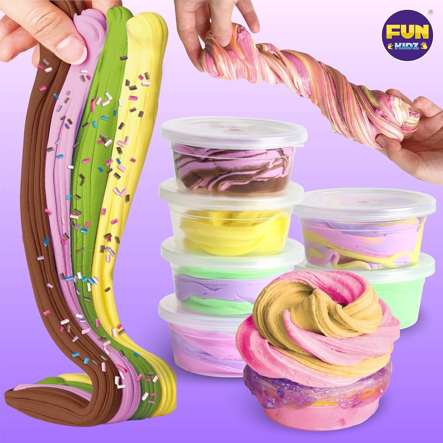 Gift Butter Slime Kit for Girls 10-12, Ice Cream Soft Slime Making Kit Ages …