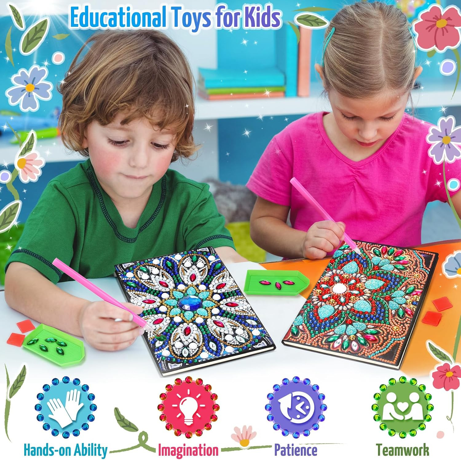 Craft Kits for Kids Age 6-8-9-10, Presents for 5 7 11 12 Year Old Girls Noteb…