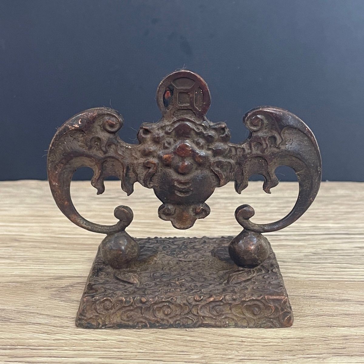 Chinese Vintage Style Desktop Figurine Office Study Decor