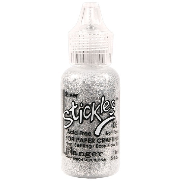 Ranger Stickles Glitter Glue 0.5oz – Silver