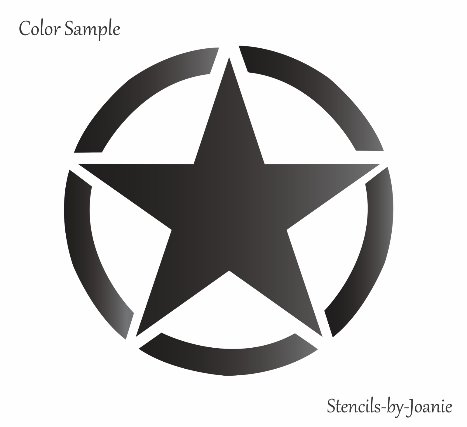 Joanie Military Star Stencil War Invasion Army DIY Craft Art Signs Free Shipping
