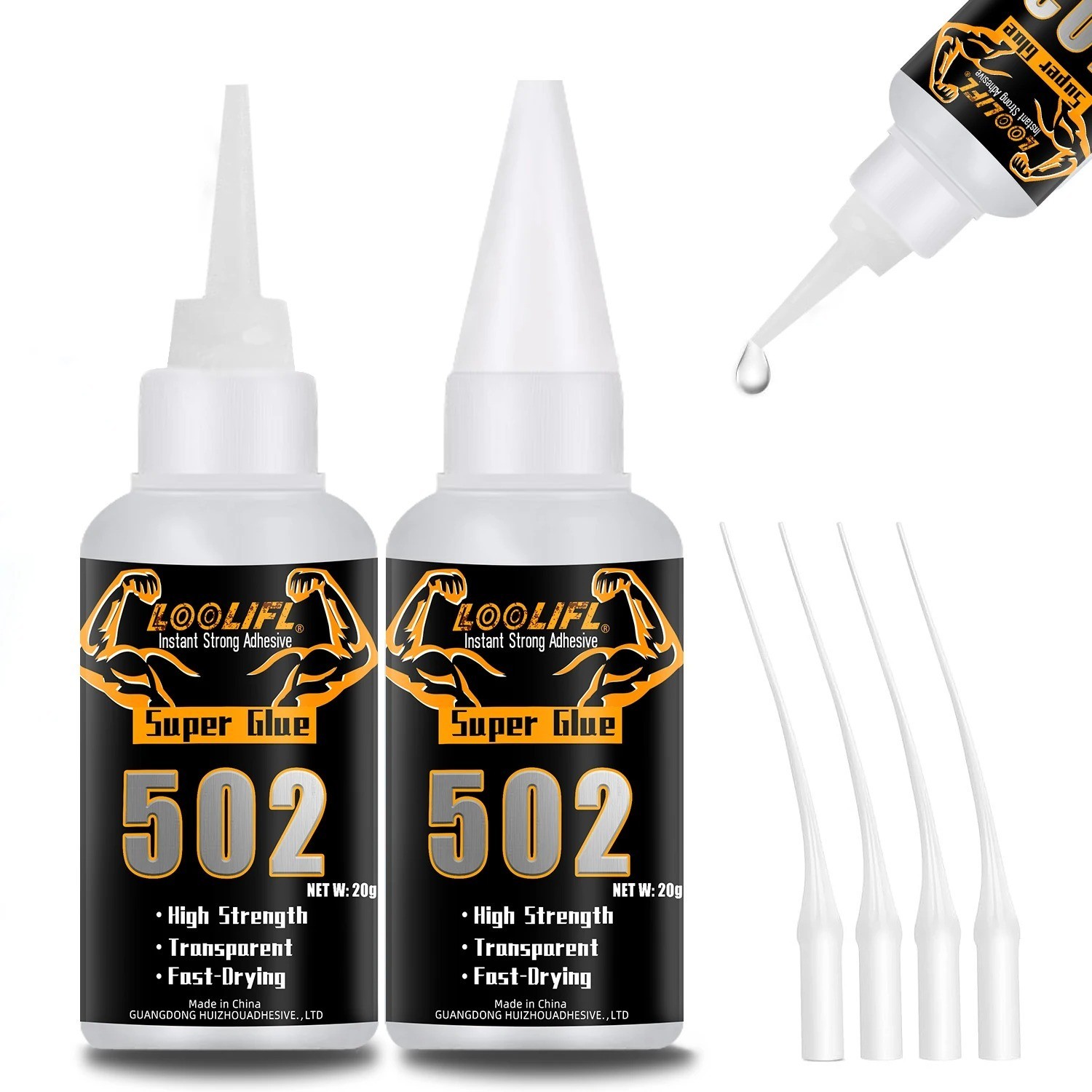 502 Super Glue 20g Fast Dry Strong Adhesive for Metal Wood Plastic