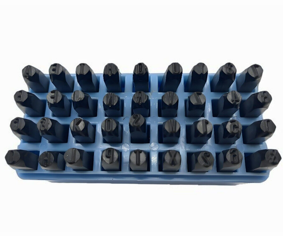 Number and Letter Punch Set 3/5/6mm Metal Stamping Kit Capitacal Letters Punch