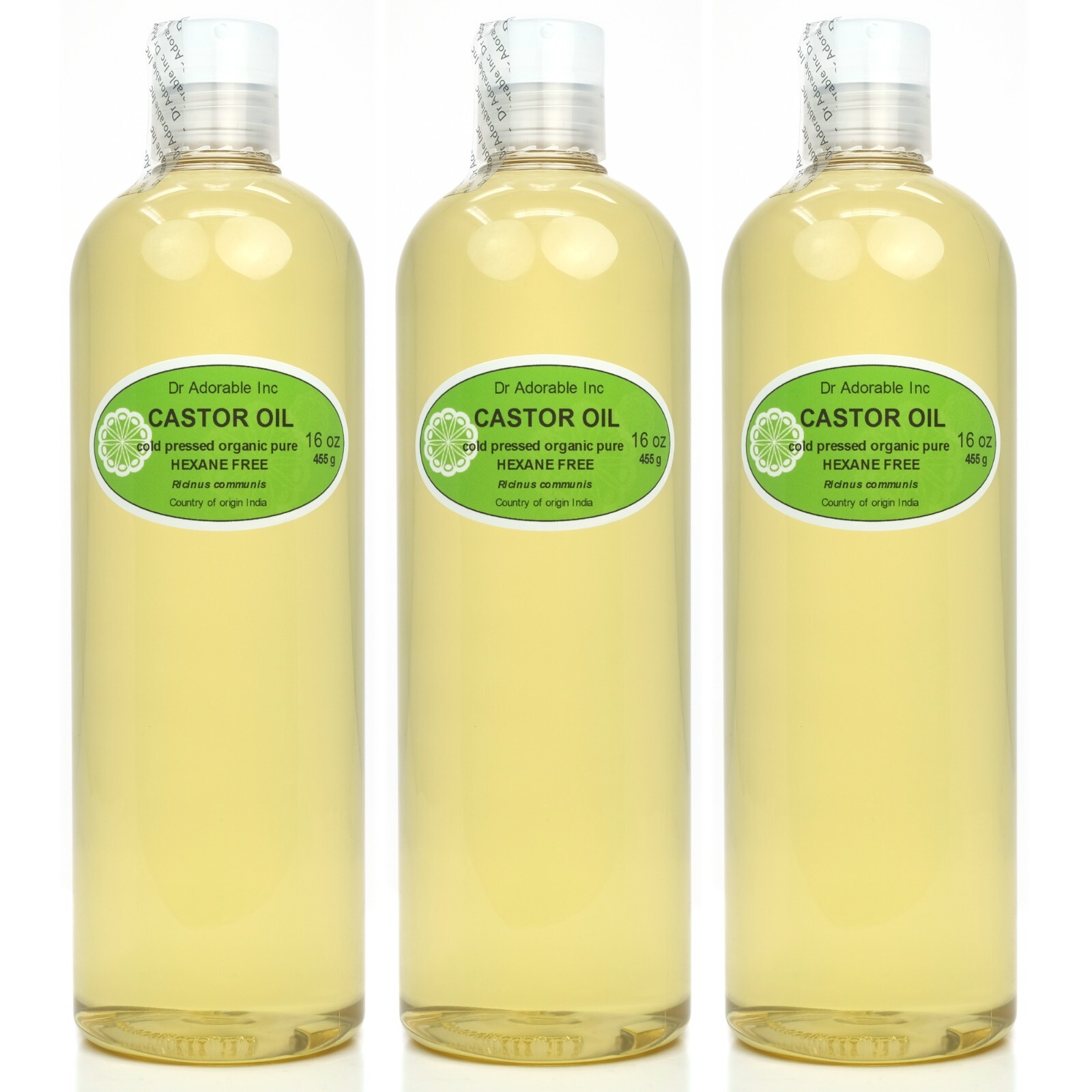 PURE ORGANIC CASTOR OIL COLD PRESSED