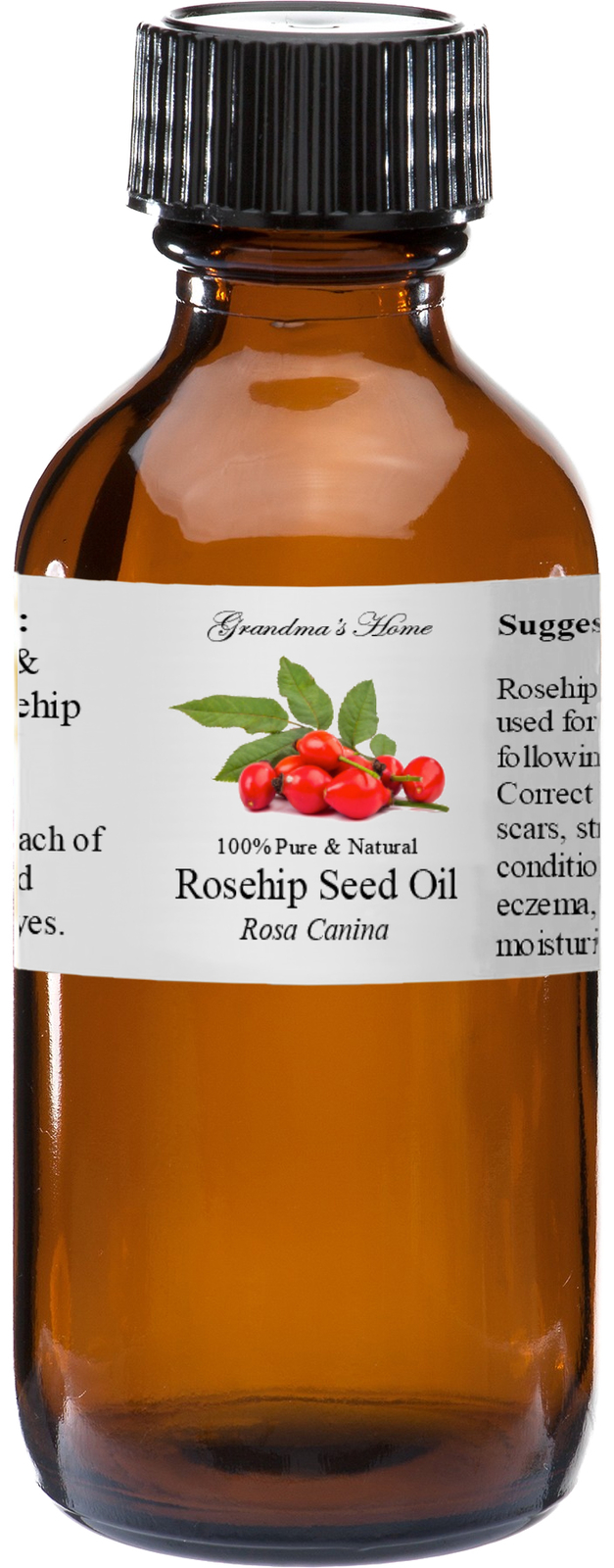 Rosehip Seed (Virgin) Oil – 2 oz – 100% Pure and Natural – Free Shipping