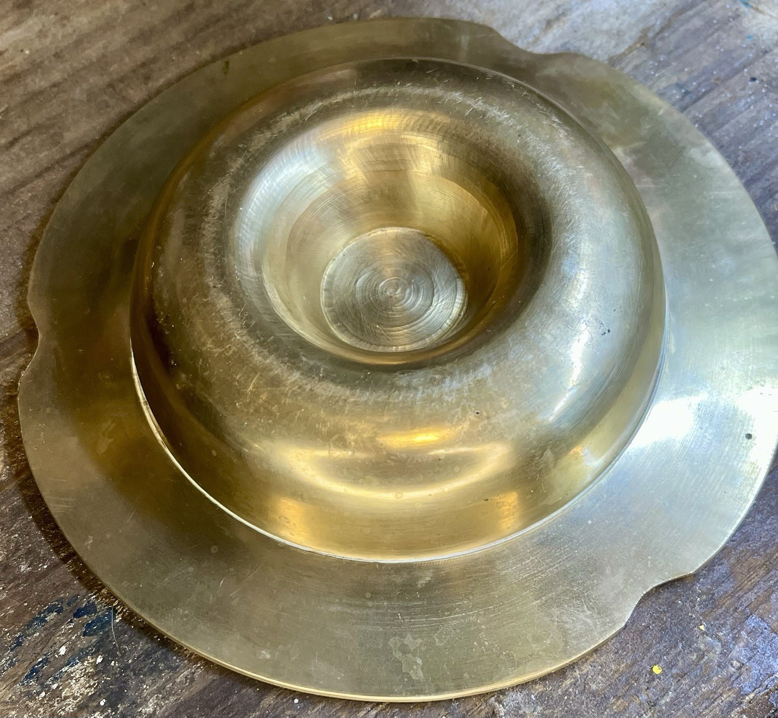 Vintage Chinese Zodiac Brass Ashtray 1920-1980’s