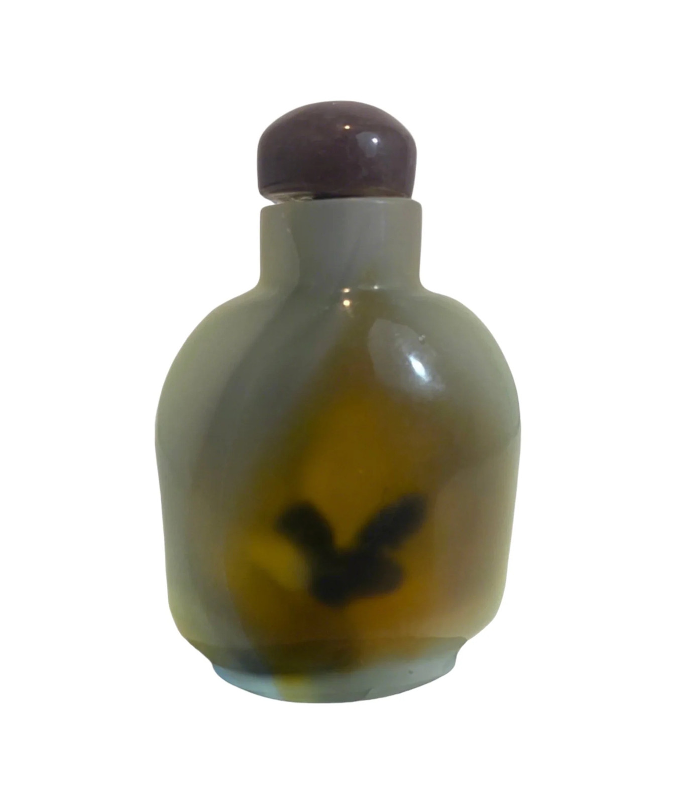 Antique Agate Snuff Bottle