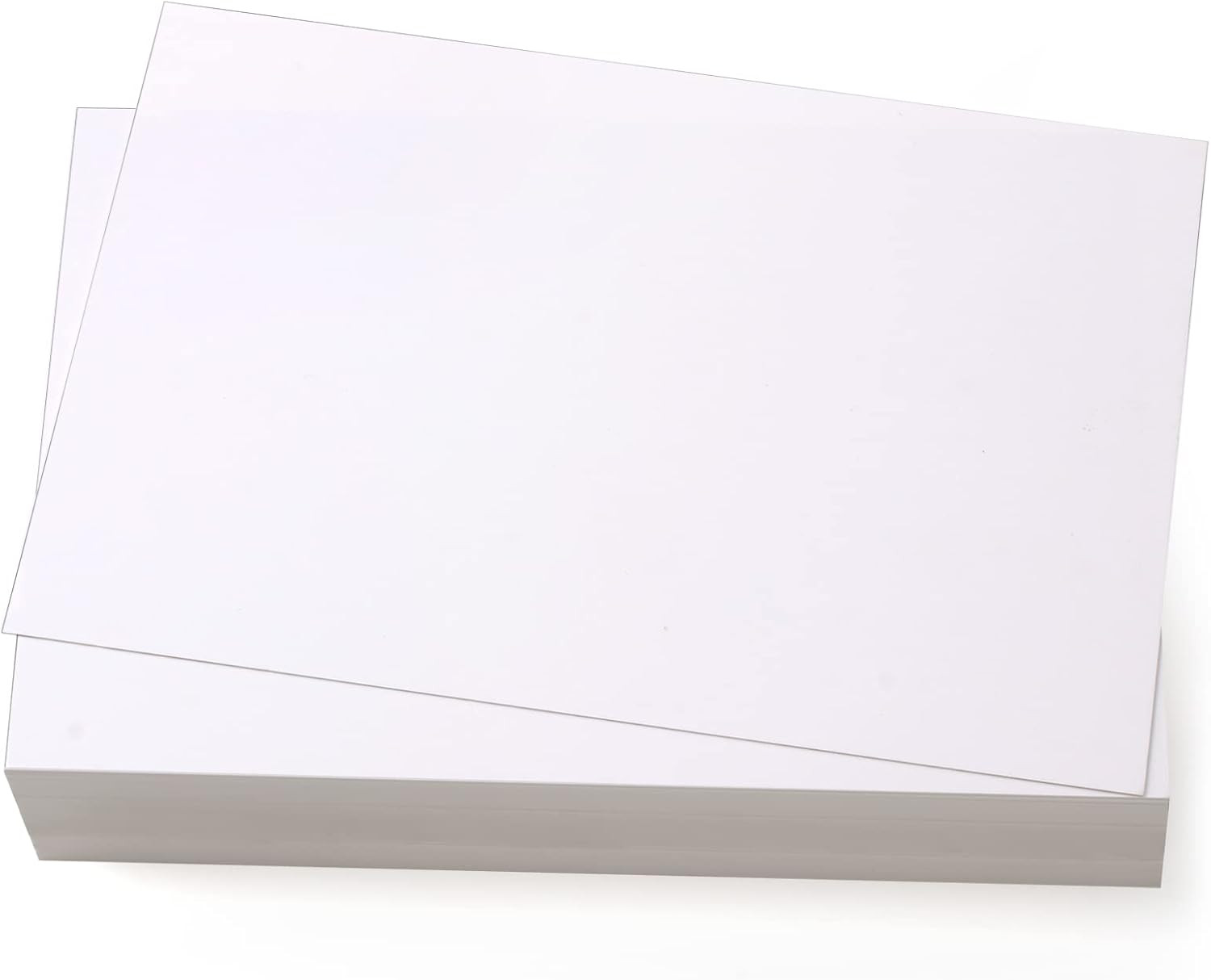60 Pack 5×7 White Blank Cardstock Paper, 250GSM Thick, 90 lb, Perfect for Invita