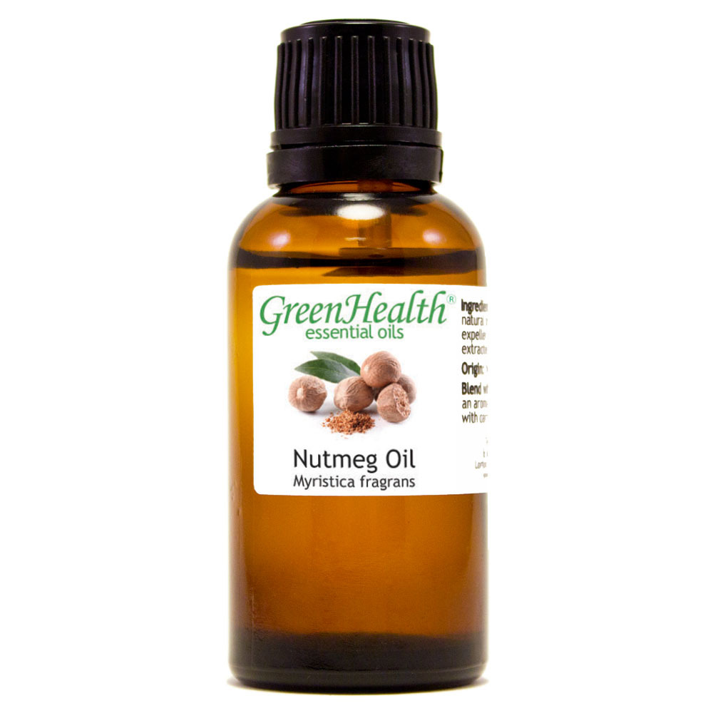1 fl oz Nutmeg Essential Oil (100% Pure & Natural) – GreenHealth