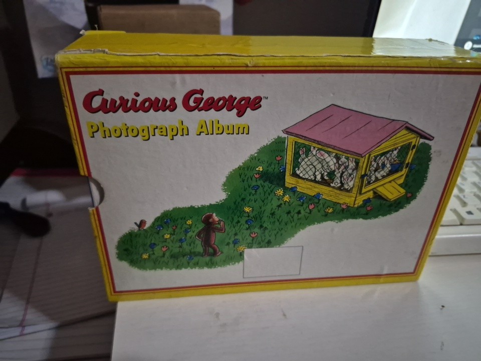 Set of 3 New Curious George Photograph Albums Set 3 Books 1 Box Inserts 2000