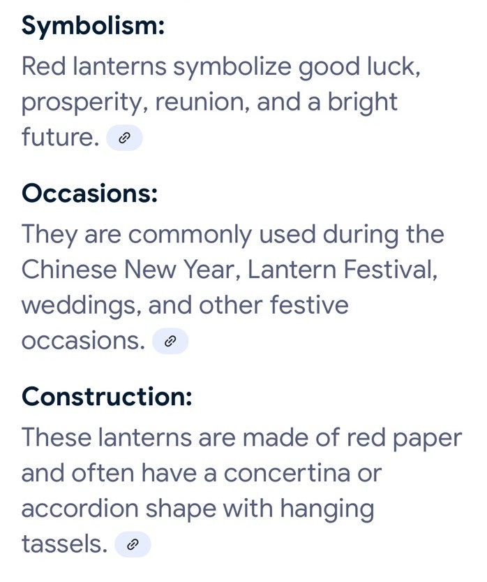 Lot-3 Mid Century Chinese Red Paper Lanterns Prosperity Festival Bright Future