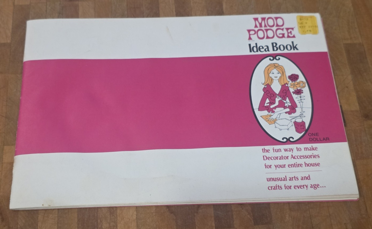 Mod Podge Idea Book SC 1968 Free Shipping in USA