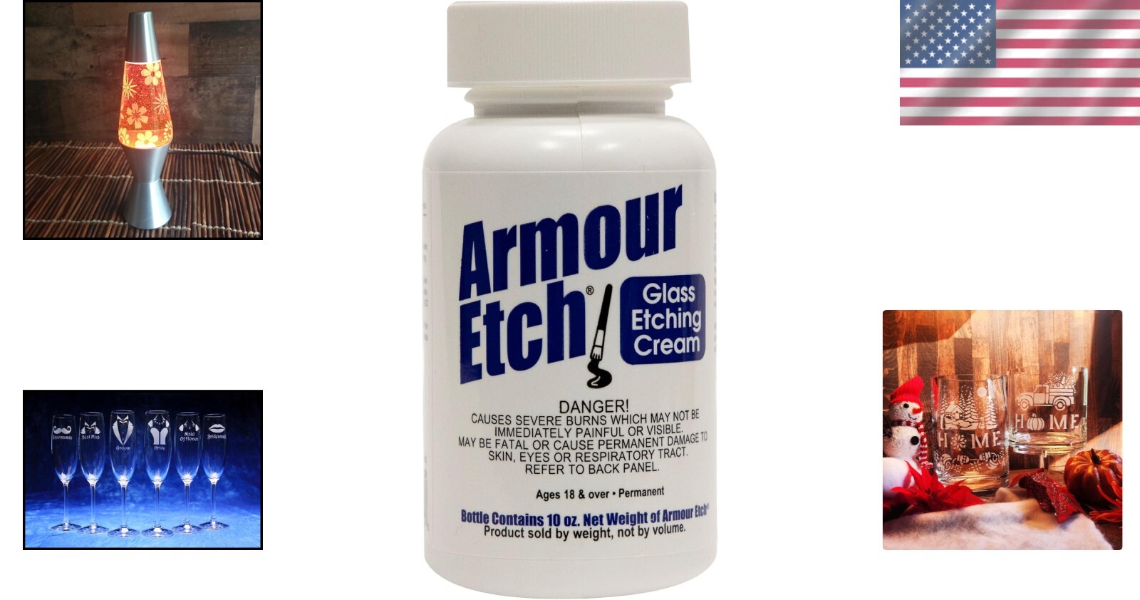 10 oz Versatile Glass Etching Cream – Perfect for Personalizing Glassware