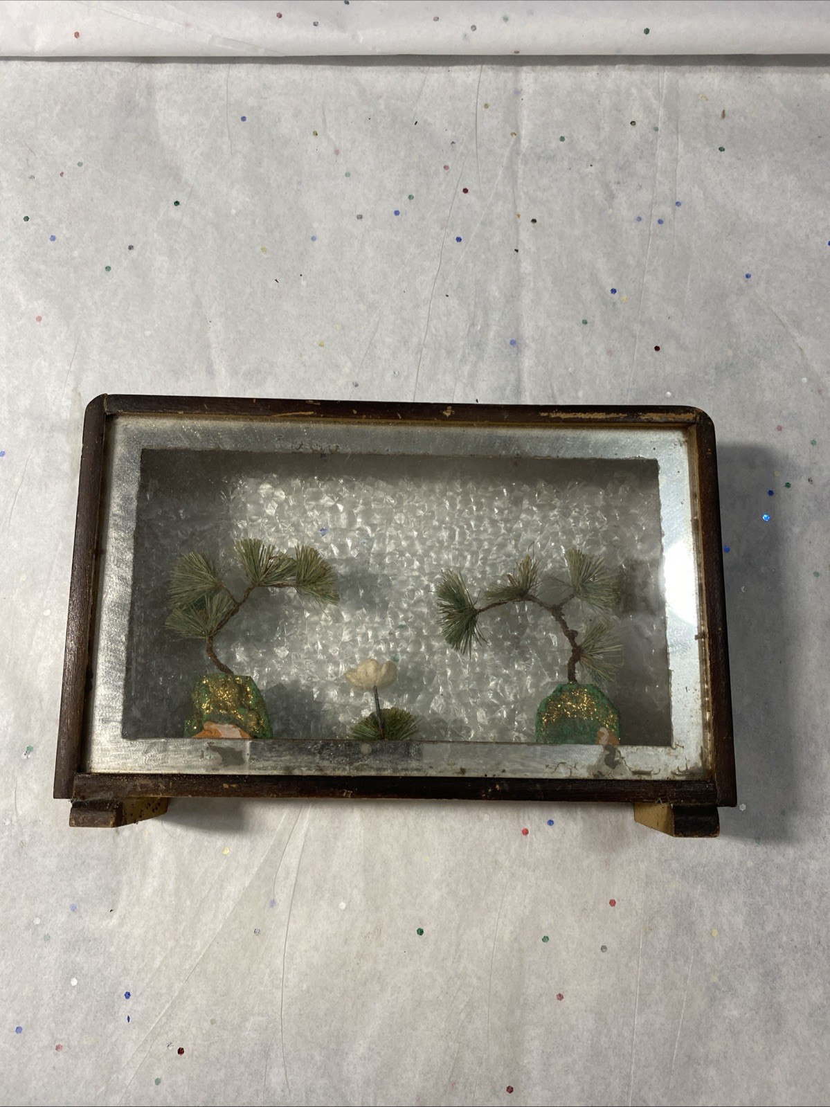 Vintage Chinese Bonsai Scene Asian Oriental Art