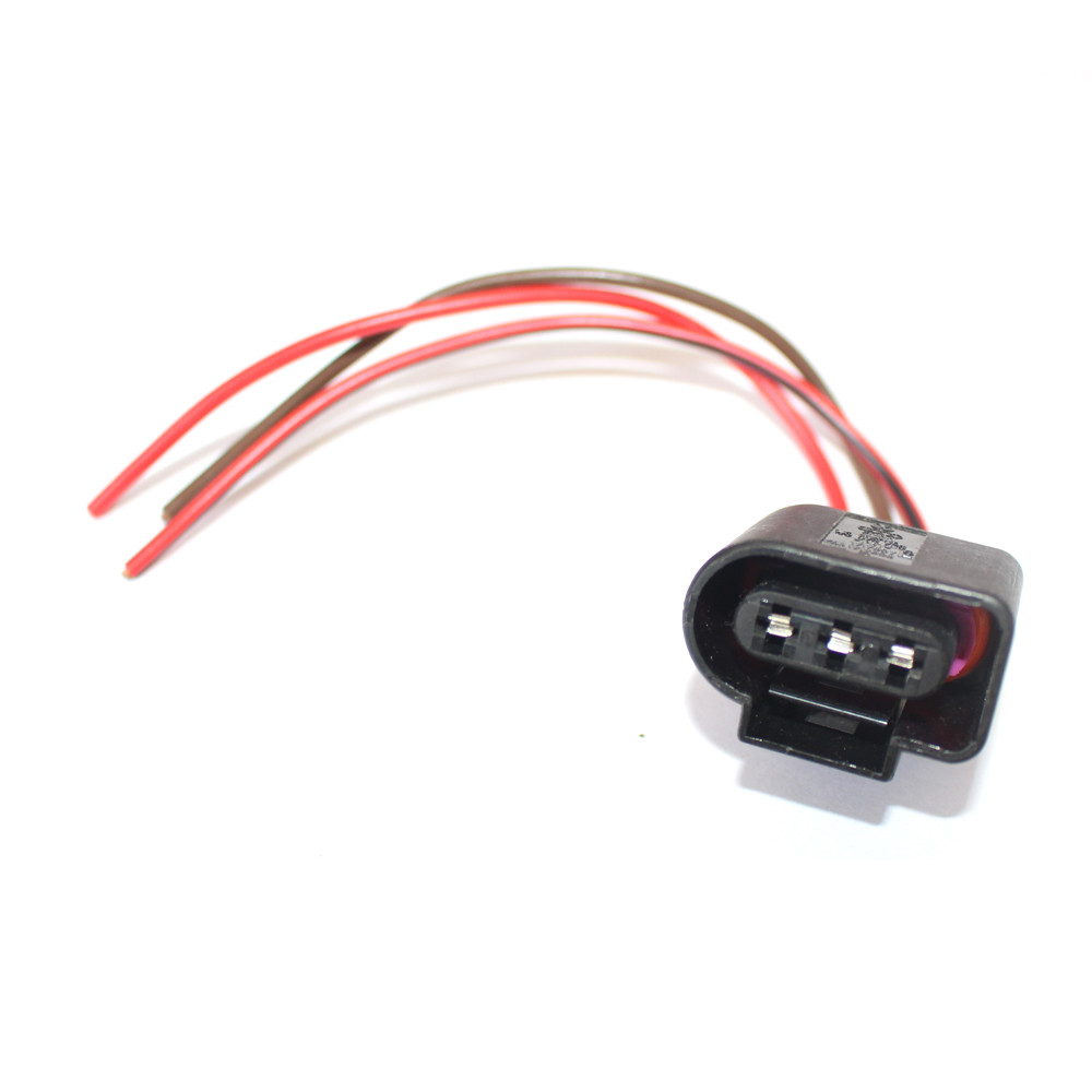 3-Pin Pigtail Plug Wiring Connector Direct Fit For VW Audi 1J0973723