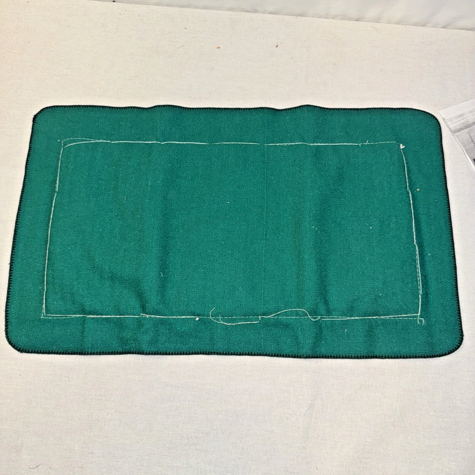 Vintage Healing Jade Crystal Stone 1035 Beads Chinese Pillow 20″ x 12″ 1Lb 10oz