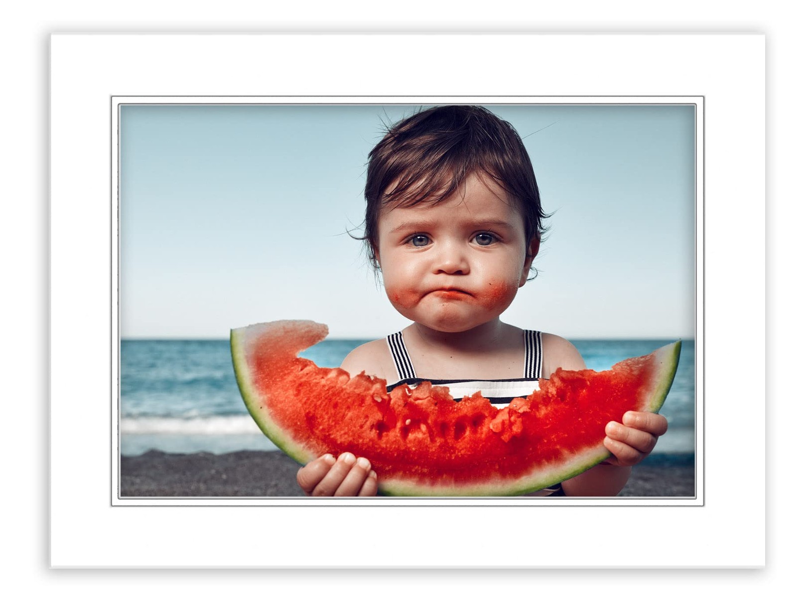 8×10 Mat For 6×8 Photo Precut White On White Double Mat Bevel Cut Acid Free