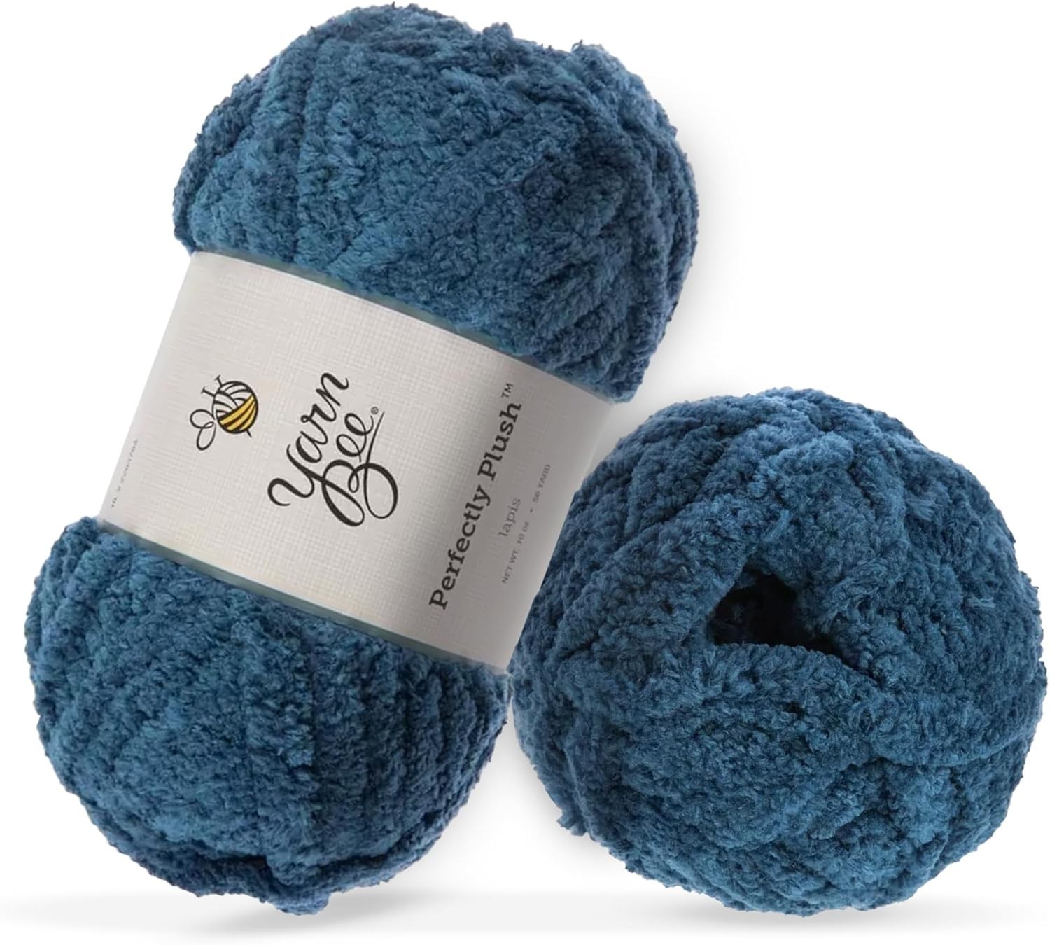 Yarn Bee Perfectly Plush Yarn | “Lapis” | #7 Jumbo | DISCONTINUED