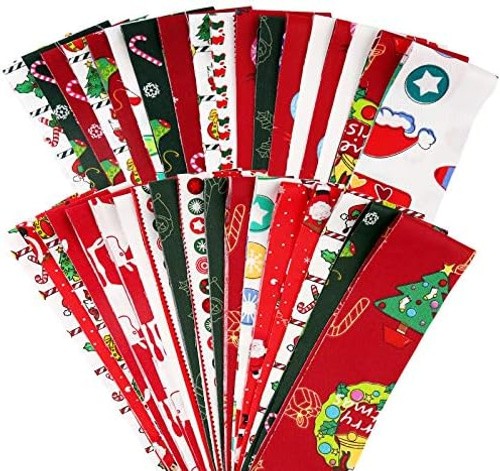 Jelly Roll Fabric, Pre-Cut Jelly Roll Fabric Strips for Quilting, Jelly Rolls…