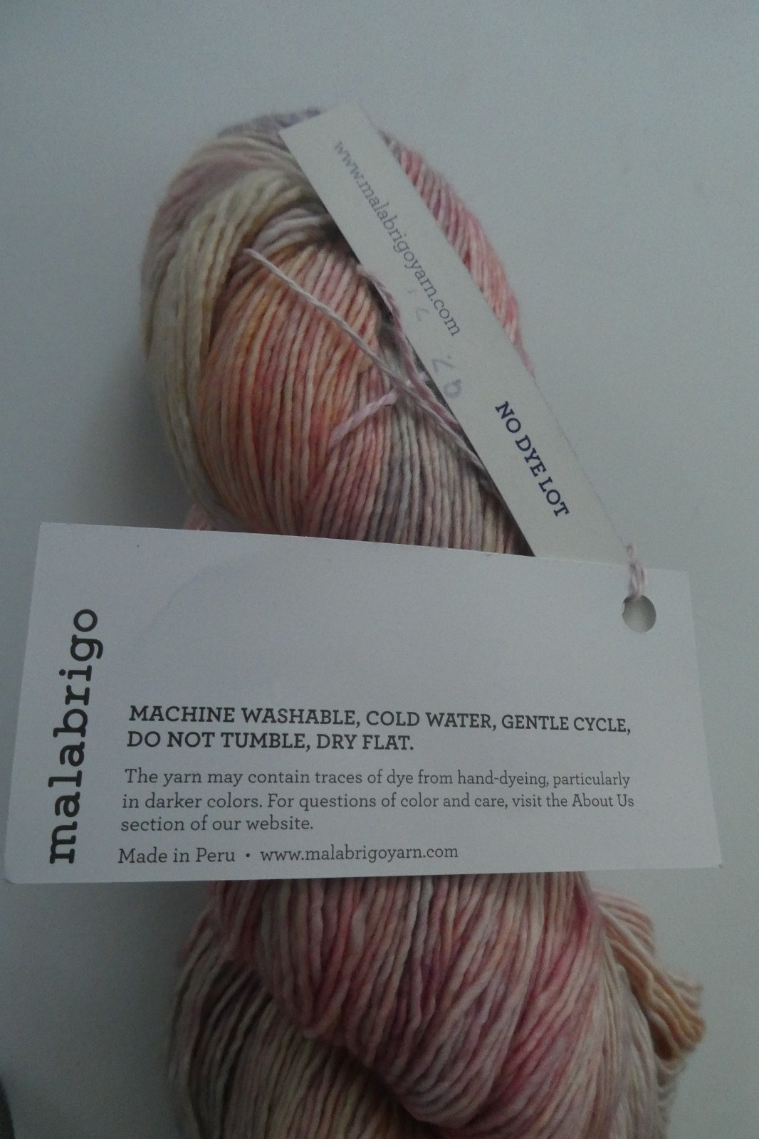 Malabrigo Machita 1Skein 420Yds 100%Super Wash Merino Wool Fingering( Peru)