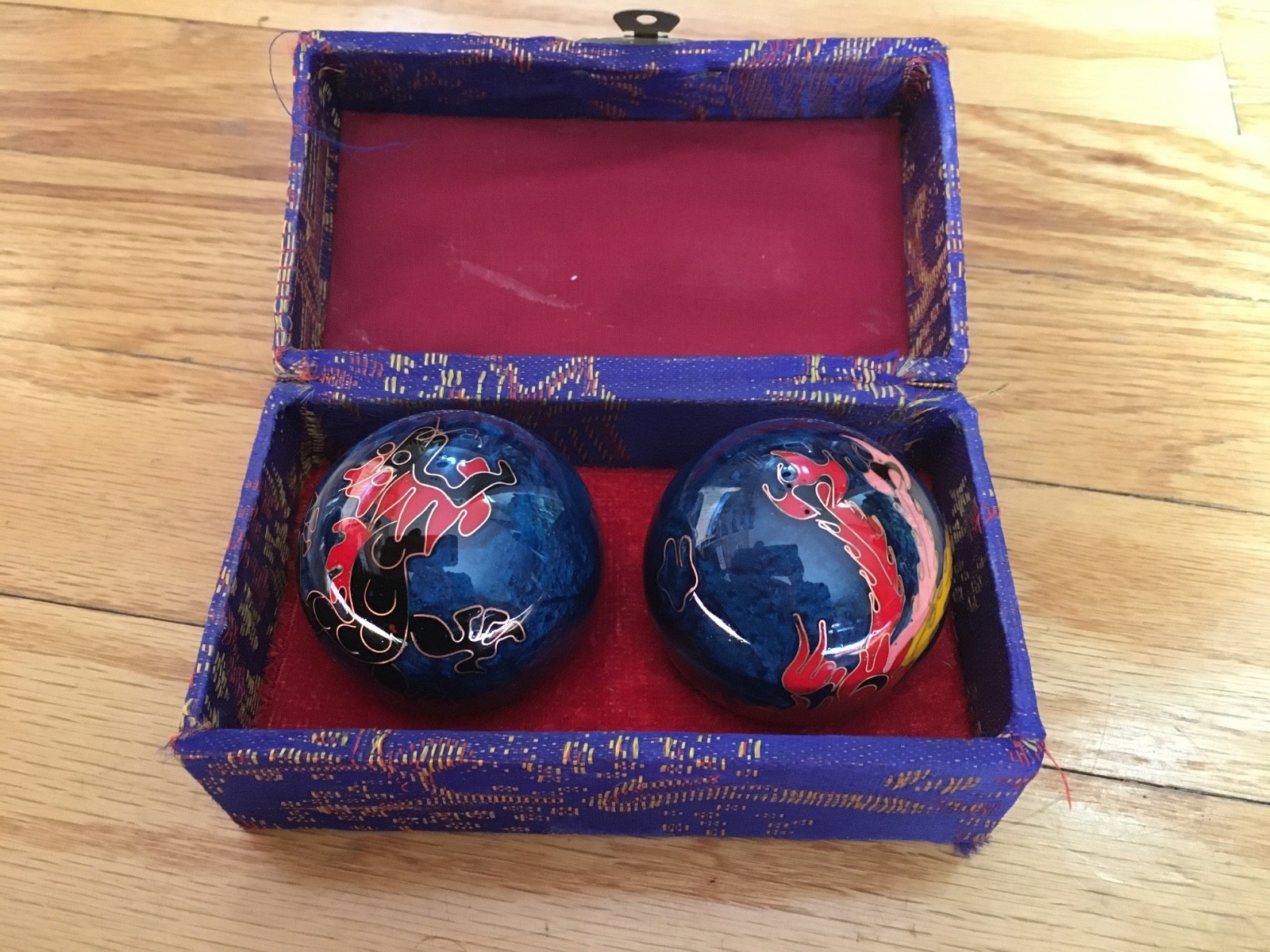Chinese Meditation Balls with Chimes, Baoding Balls with original box