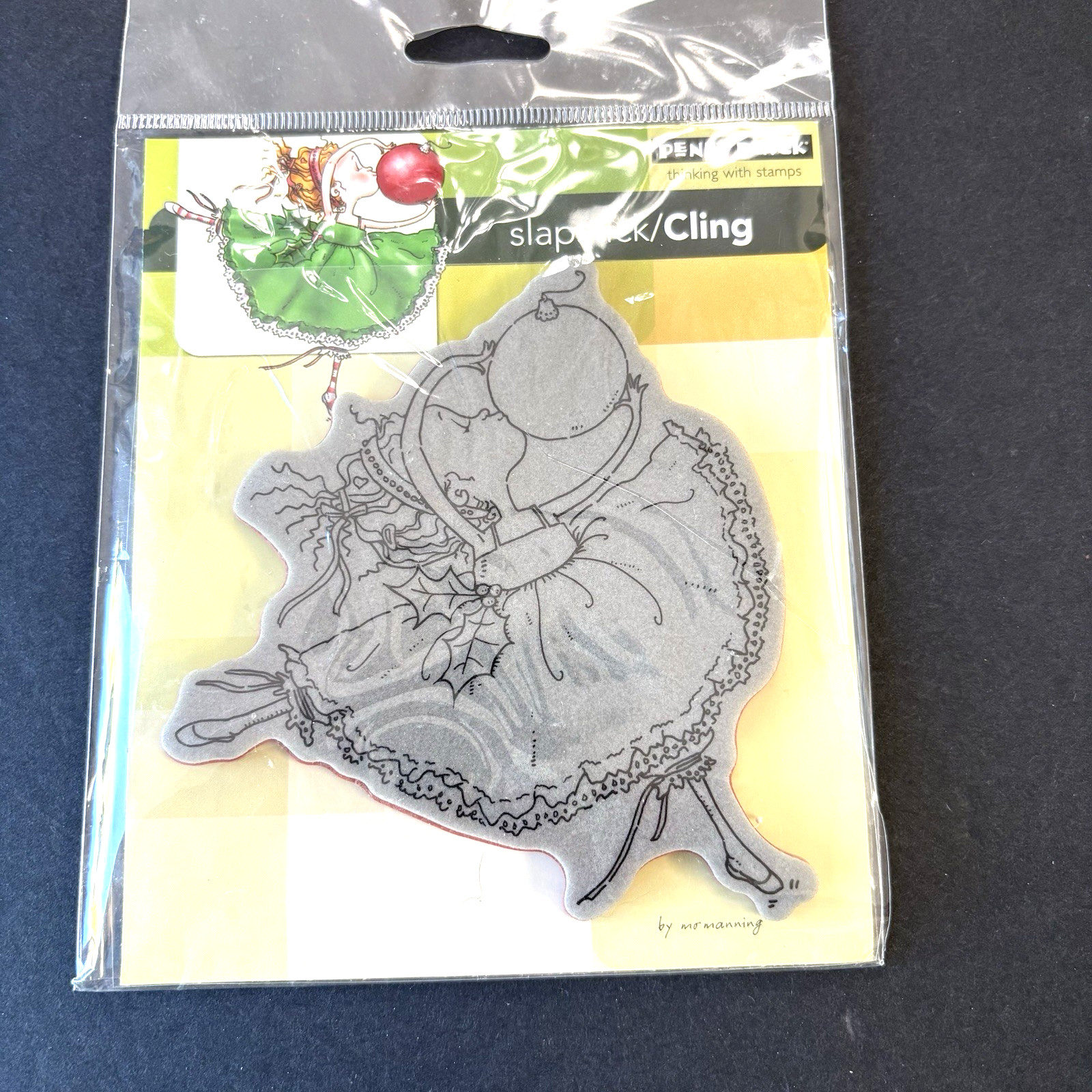 Penny Black Christmas Kiss Ballet Unmounted Cling Rubber Stamps 40-175