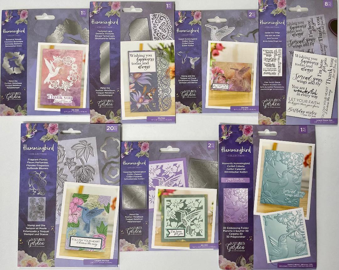 Crafter’s Companion Nature’s Garden Hummingbird Collection ~ YOU CHOOSE!