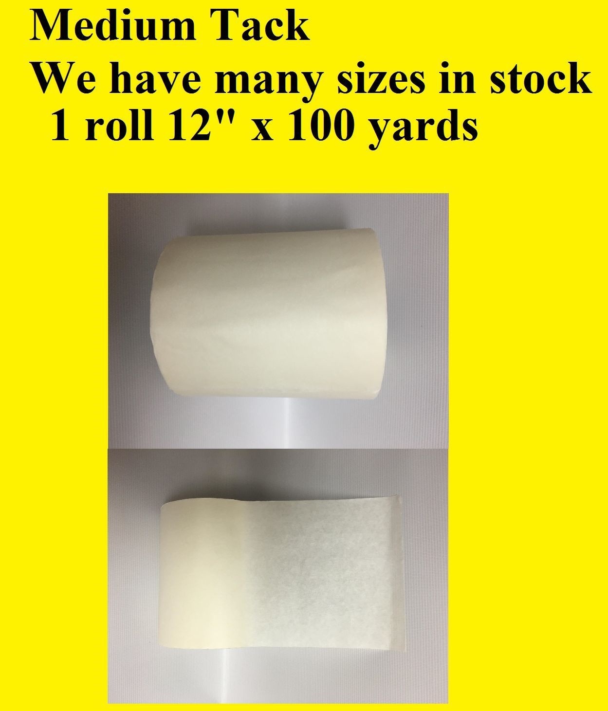 12″ x 100 Yards tape Application Transfer Tape Paper for Vinyl Signs Craft RTape