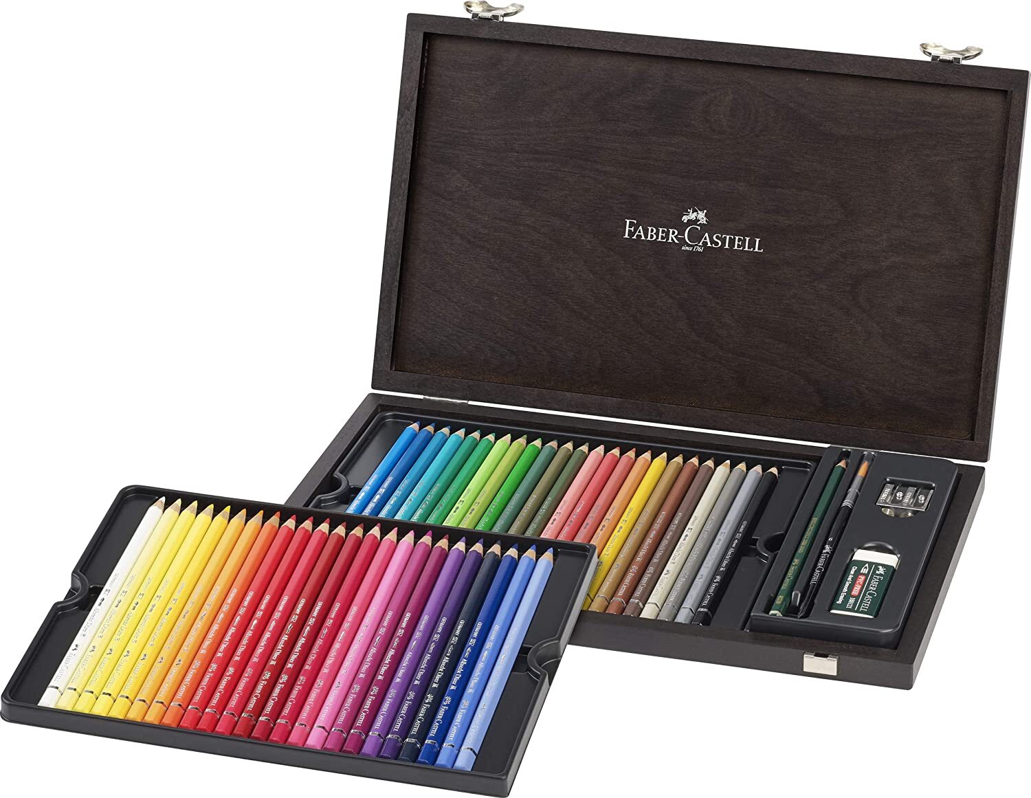 Faber Castell Albrecht Durer Watercolor Multicoloured Pencils Wood – Case of 46
