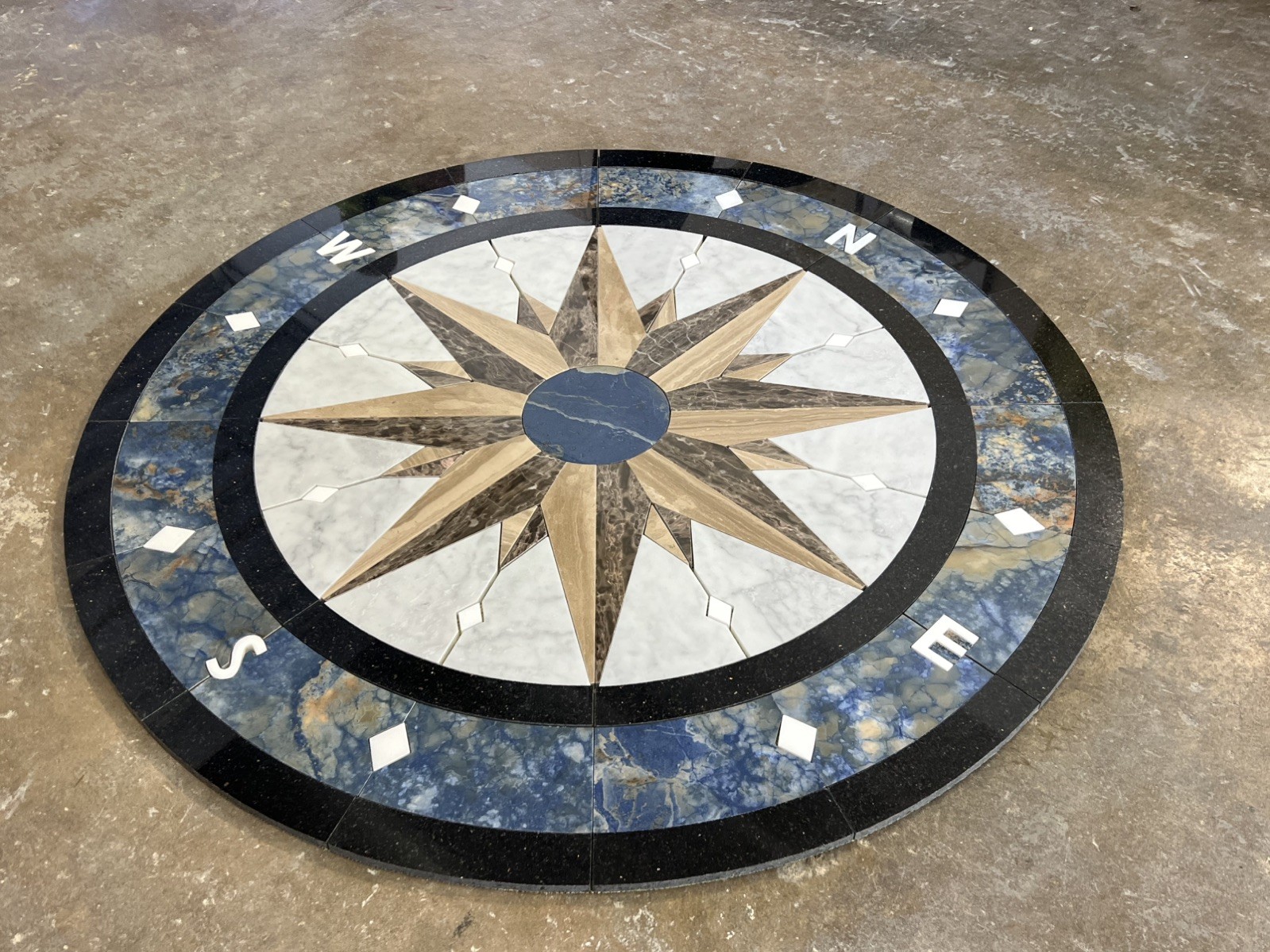 Floor Marble Medallion 32×32 Inch
