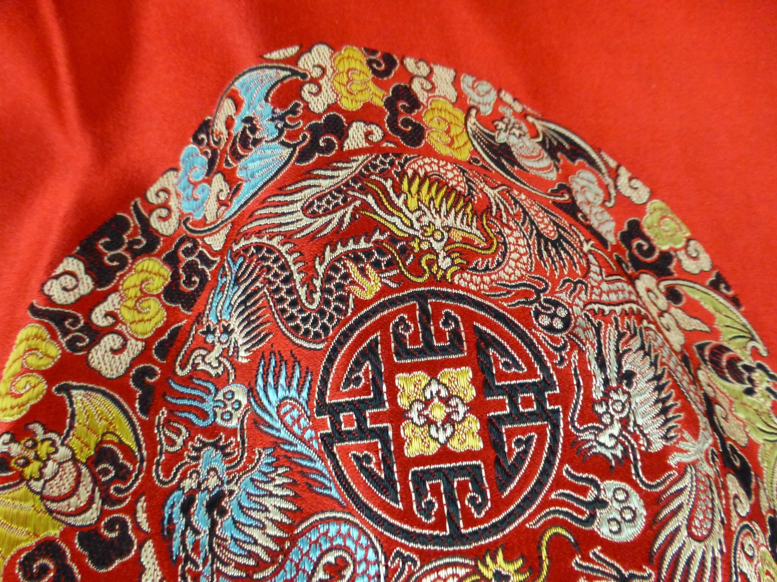Vintage /Antique Chinese Embroidery unframed textile [Y8-W7-A8]