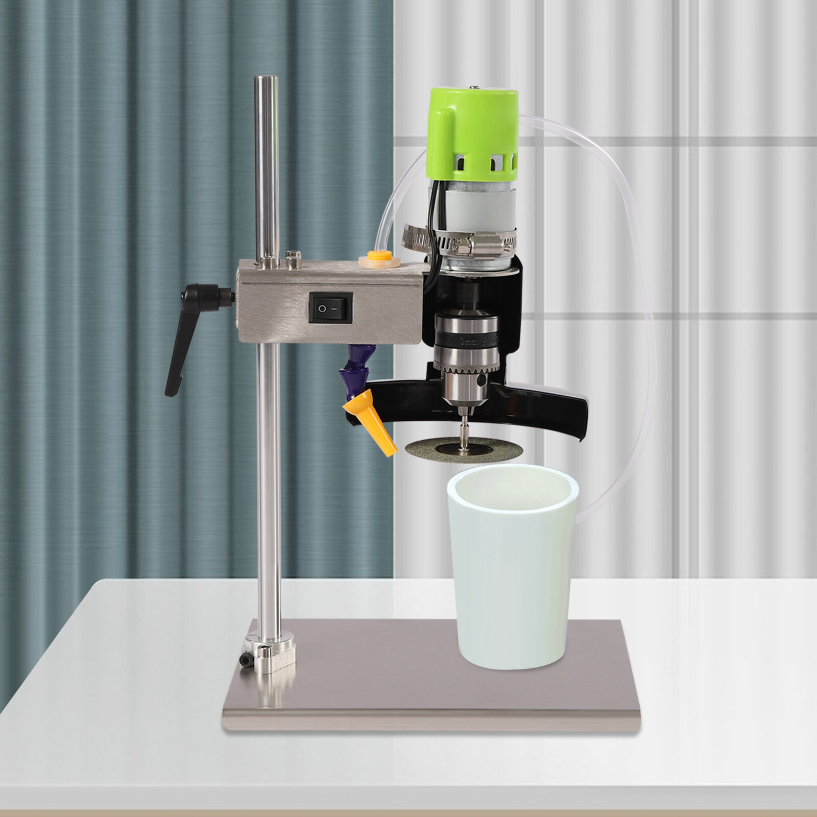 150w Electric Glass Bottle Cutter Glassware Cutting Machine & 3* Saw Blades!