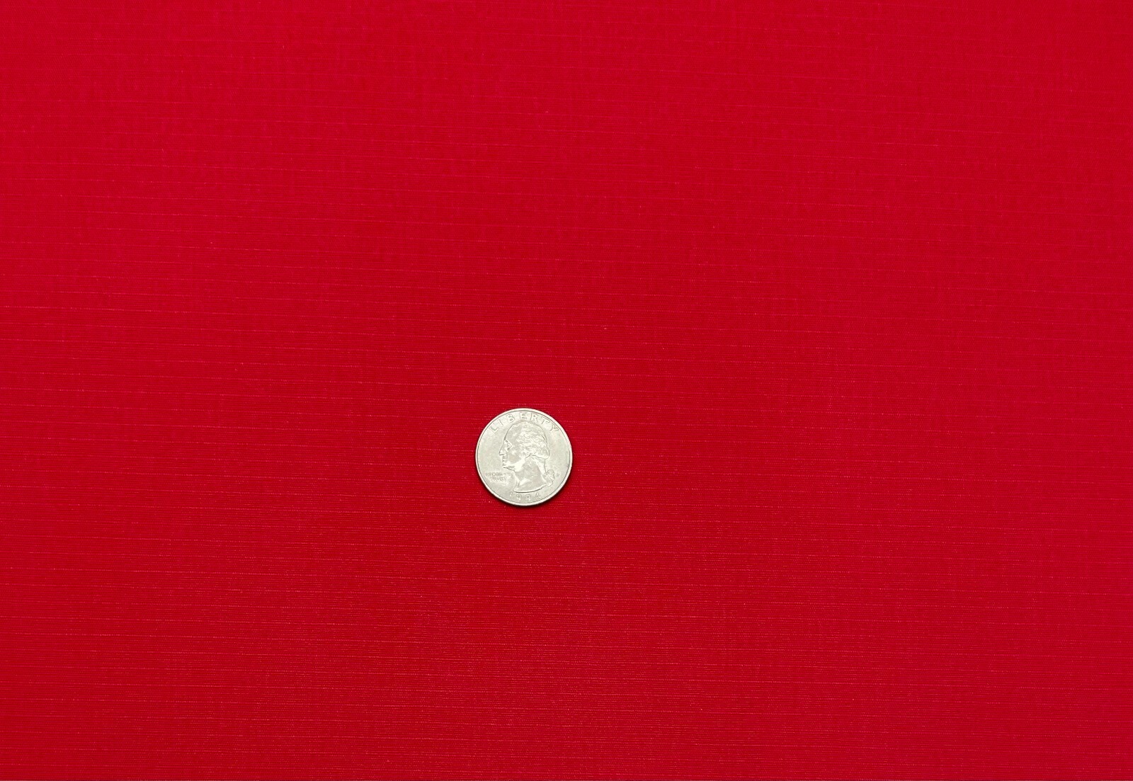 POLY COTTON RIPSTOP CLASSIC RED APPAREL CRAFT 4.2oz FABRIC BY 1/2(0.5) YARD 67″W