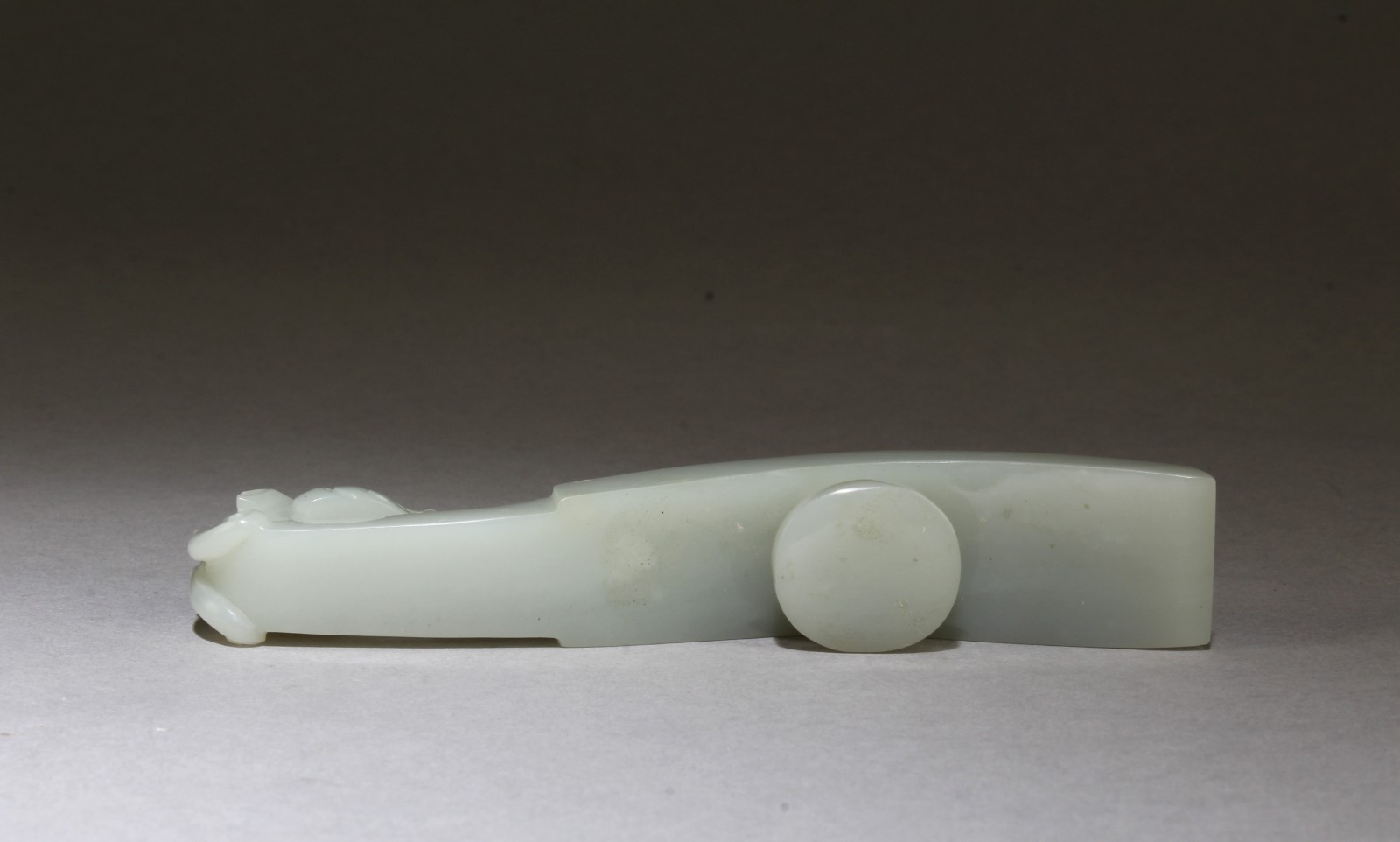 Antique Chinese White Jade Belt Hook