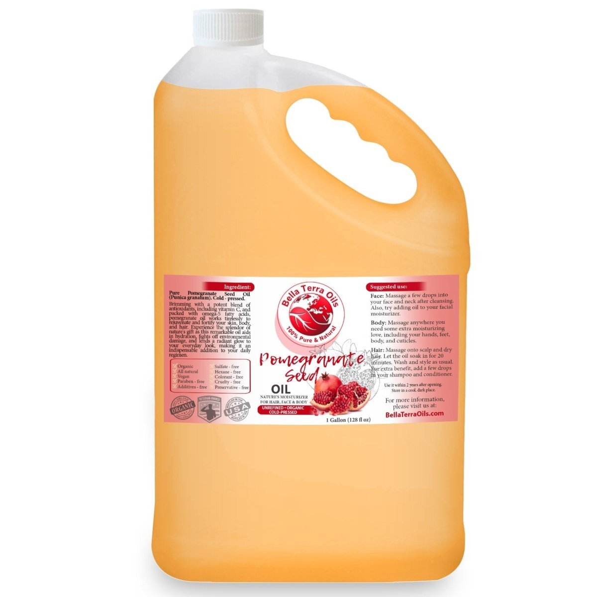bulk Wholesale Pomegranate Seed Oil – Gallon