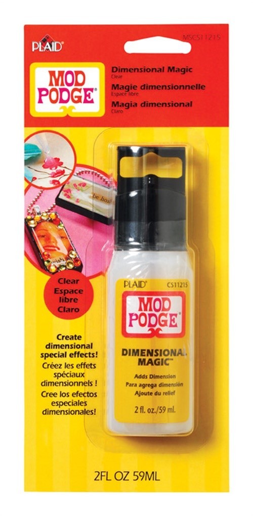 Plaid CS11215 Flexible Mod Podge Dimensional Magic Glue 2 oz. (Pack of 3)