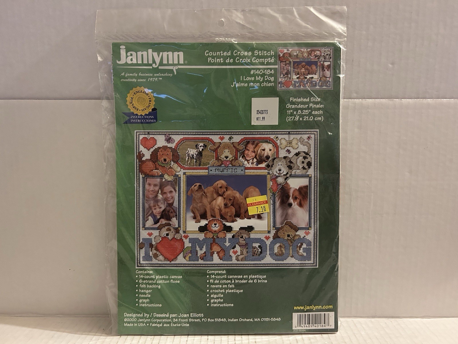 janlynn #140-184 I Love My Dog (2000)