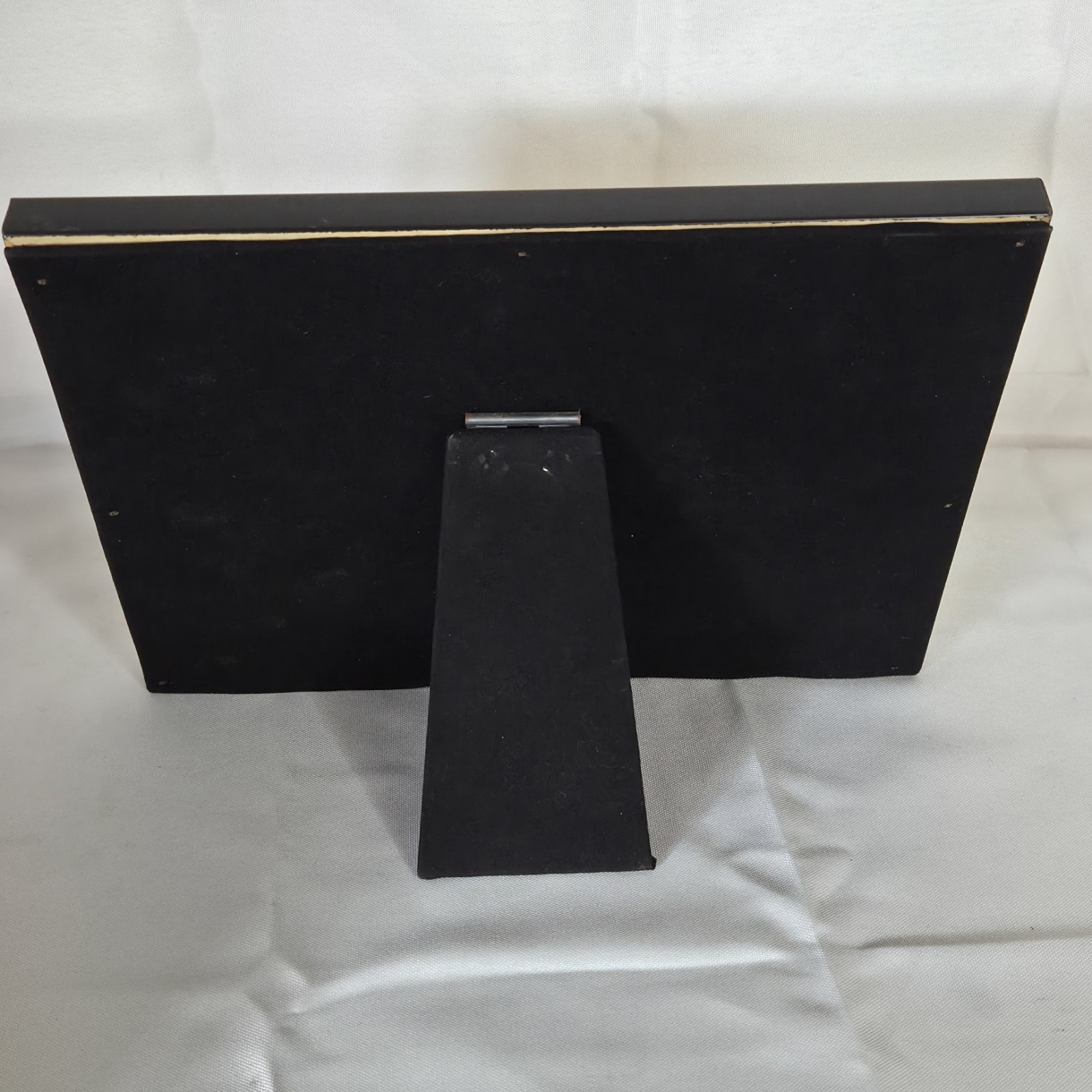 Chinese Five Oxen Gold Painting Framed Table Top With Box Vintage