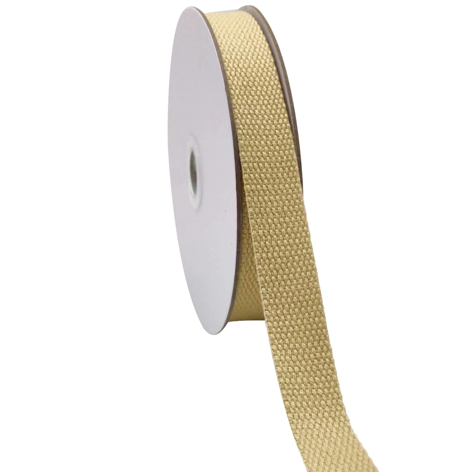 Khaki Cotton Webbing Straps for Tote Bags-10 Yards 3/4 inch Flat Polyester Co…