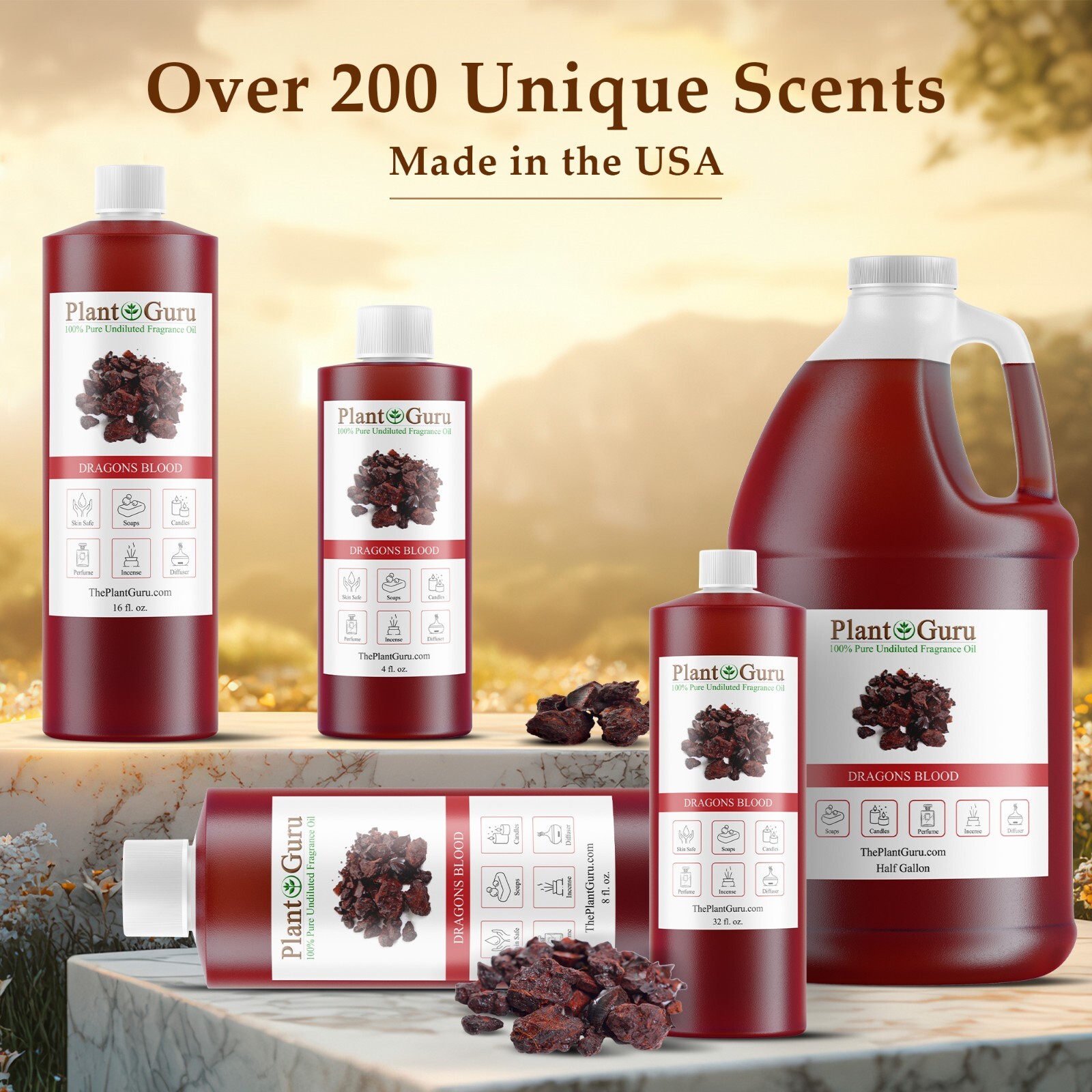 Dragons Blood Fragrance Oil For Candle, Soap Making, Diffuser and Burners
