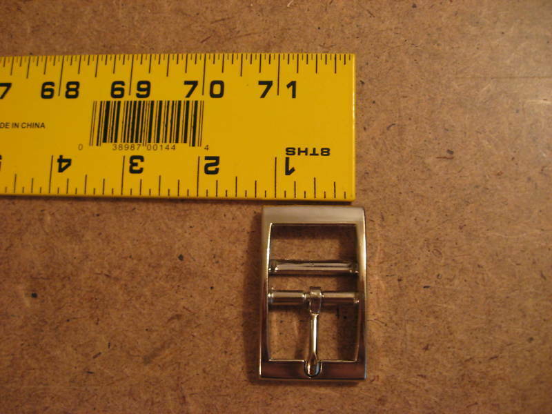 1″ Nickel Plated Zinc Dog Collar / Double Bar Buckles (Pack Of 5)