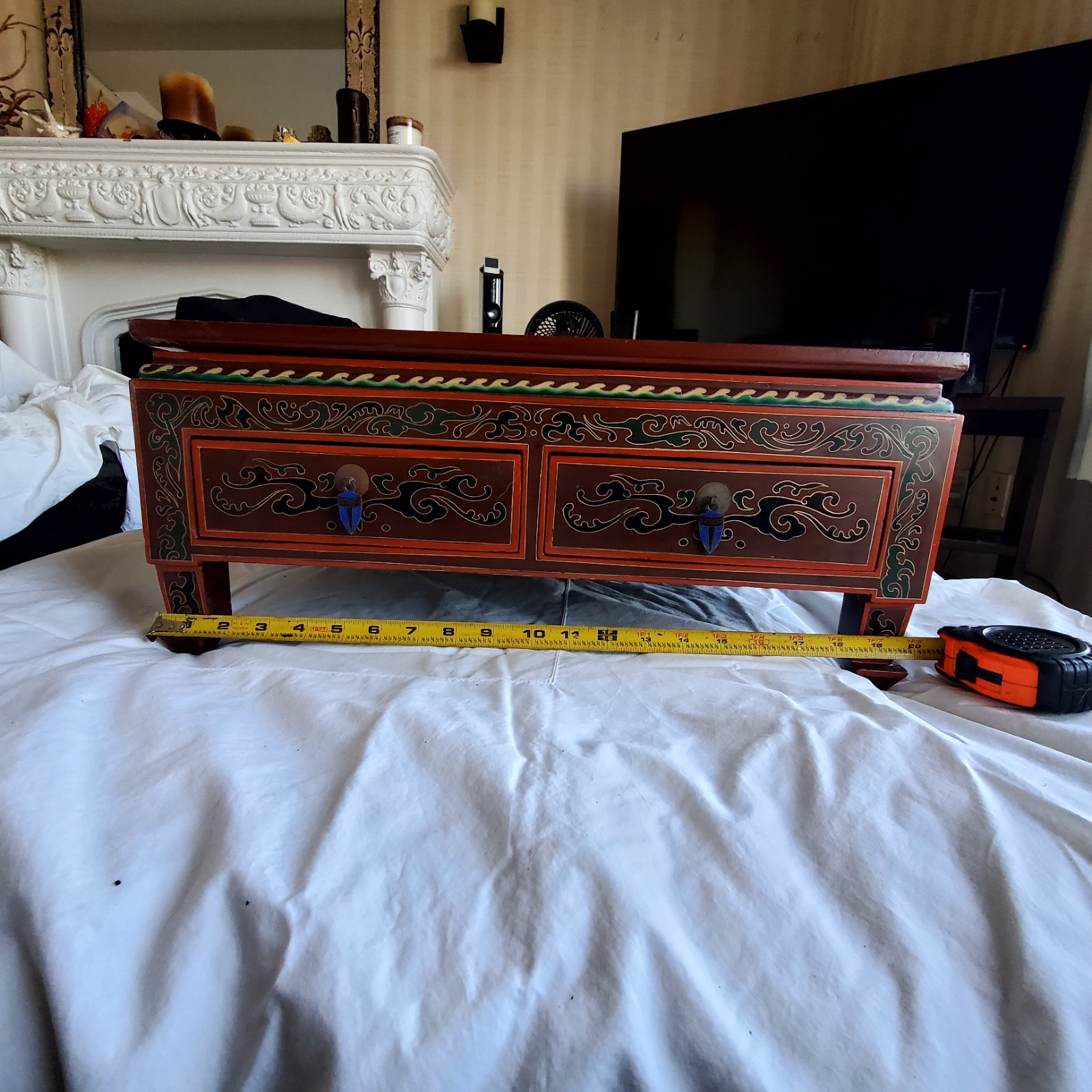 Vintage Chinese lap desk- brown in excellent condition