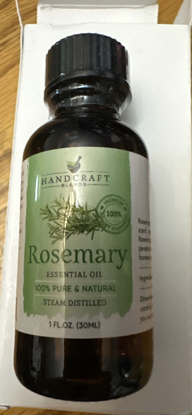 Handcraft Blends Rosemary Essential Oil – 1 oz W/dropper