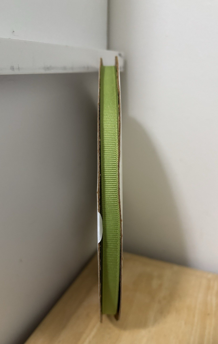 3/8″ x 100 yd LEMONGRASS Green Grosgrain Ribbon Spool (PLS Read)