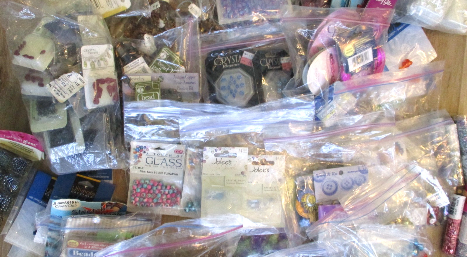Huge Lot of Beads Charms Findings for Making Crafts and Jewelry, 10 Pounds New