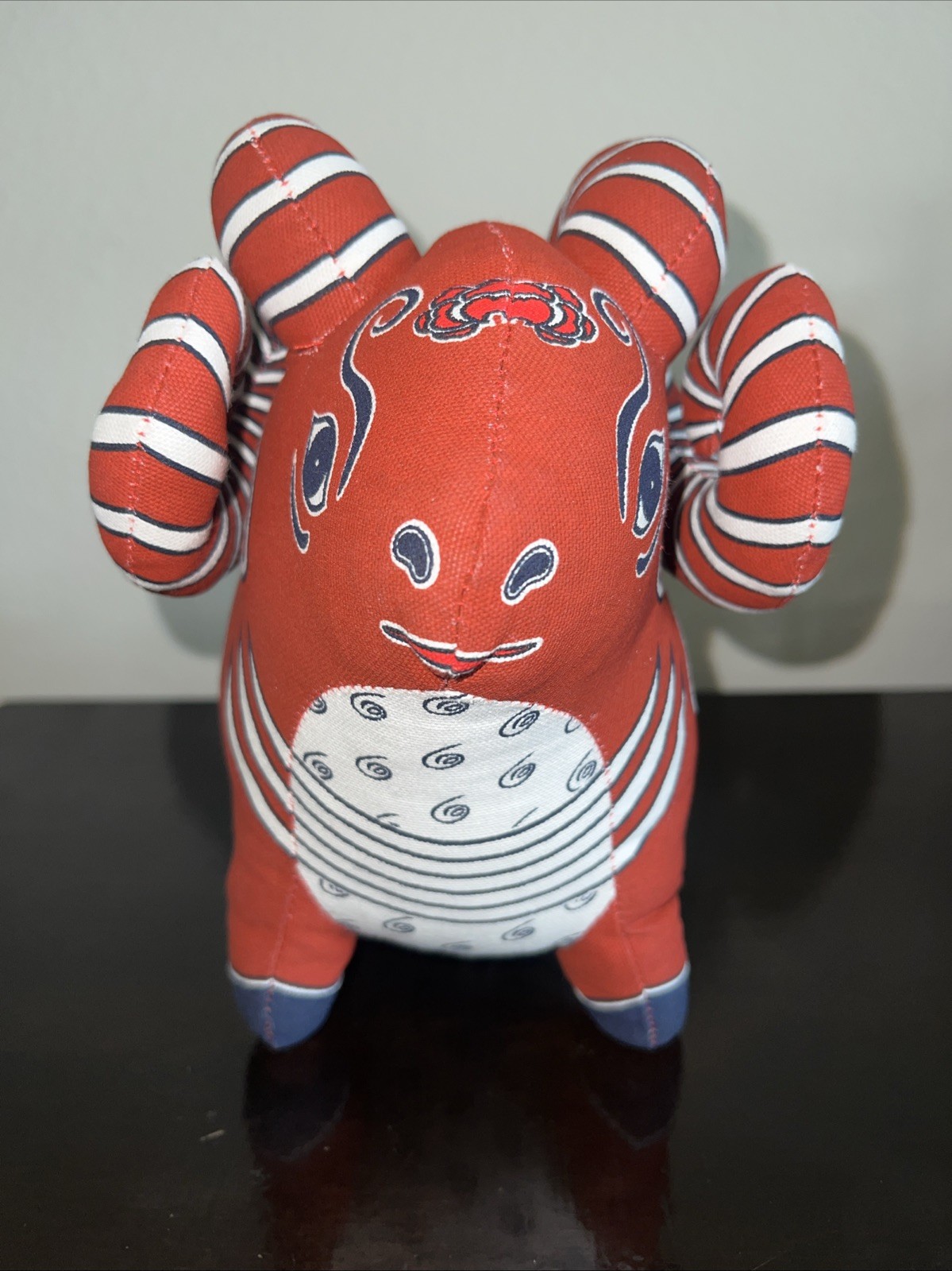 Vintage Stuffed Animal, Buluo Asian Chinese Zodiac Year Of The Ram Pop Art.