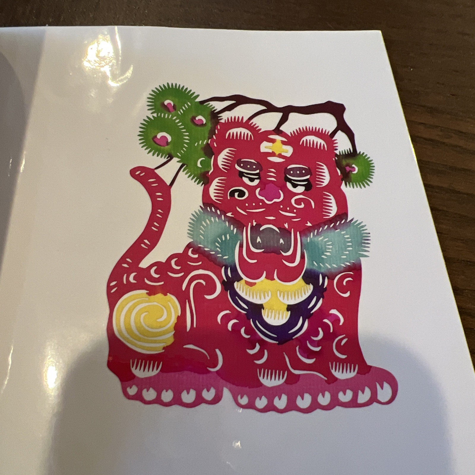 12 Pcs Vintage Chinese Paper Cutting Book 12 Chinese Zodiac Animals Multi-Color